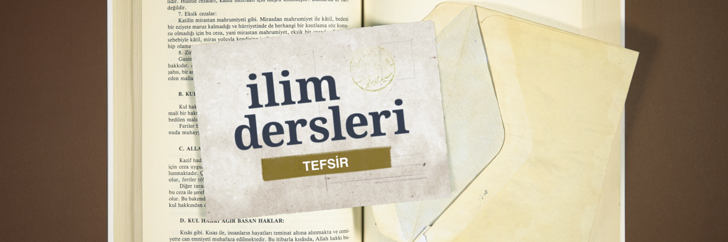 İlim Dersleri - TEFSİR